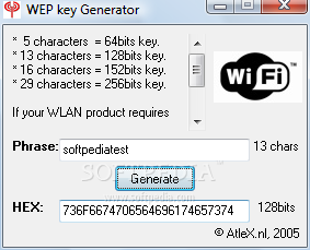 64 bit wep key generator free